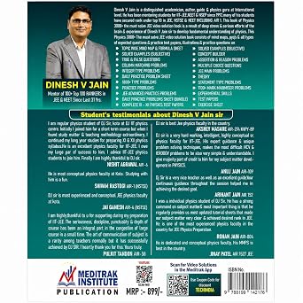 Physics 3000+ JEE Main & Advanced Video Solution Book Volume 4 | Magnetism, Optics & Modern Physics | 1800+ Video Solutions, 1100+ Advanced Problems, ... Dinesh V Jain (Meditrak Physics Pyqs Series) - Image 2